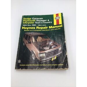 Repair Manual-Base Haynes 30010 Dodge Caravan Plymouth Voyager & Chrysler T & C